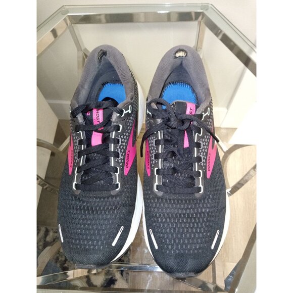 Women's Brooks Ghost Running Sneakers V3 Cushion Black/Pink Size 9.5 - Picture 5 of 8